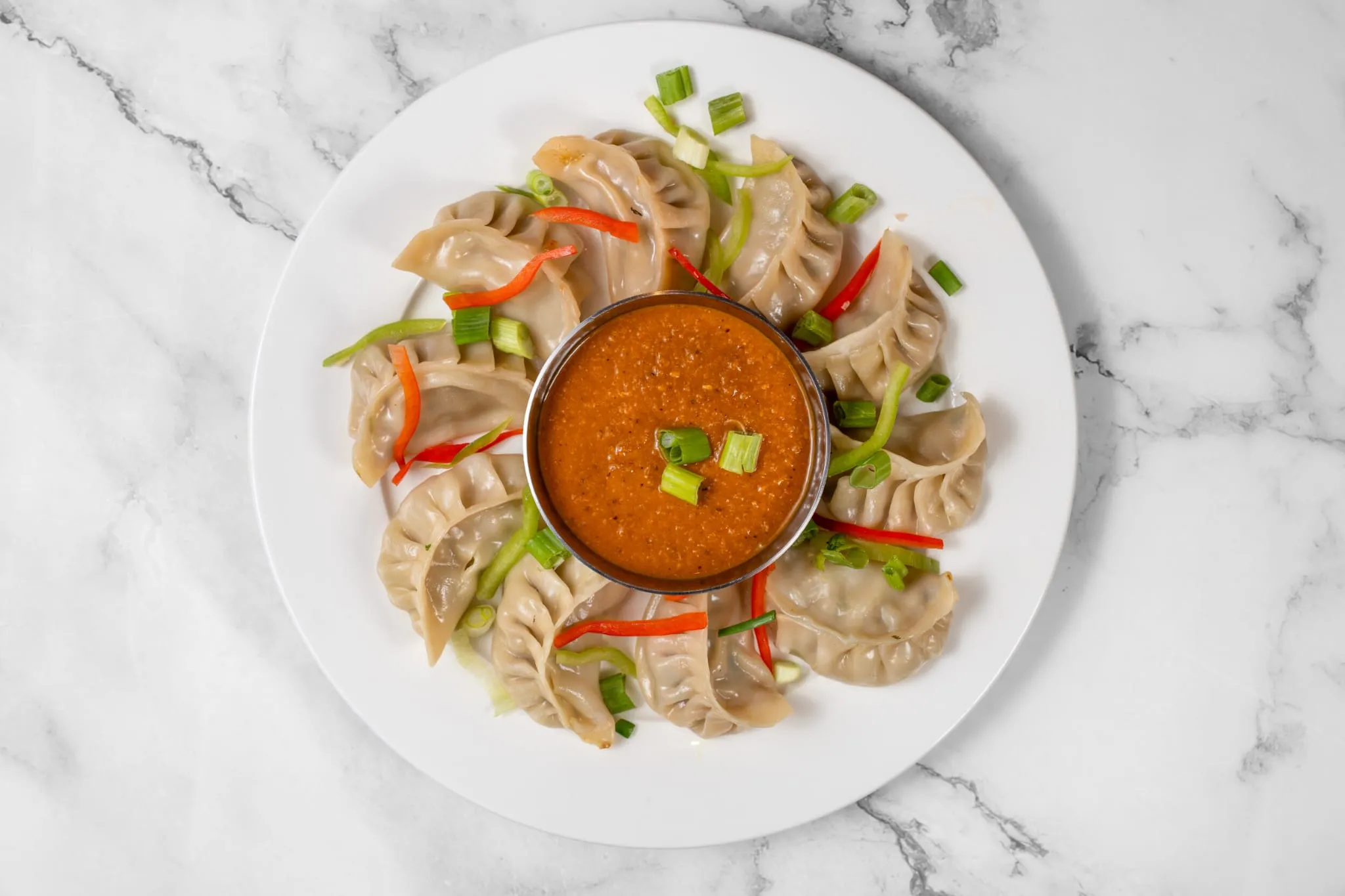 Delicious Chicken Momos at Spicy Hut Indian Bistro & Bar Edmonton - Best Indian Restaurant Momo Dish