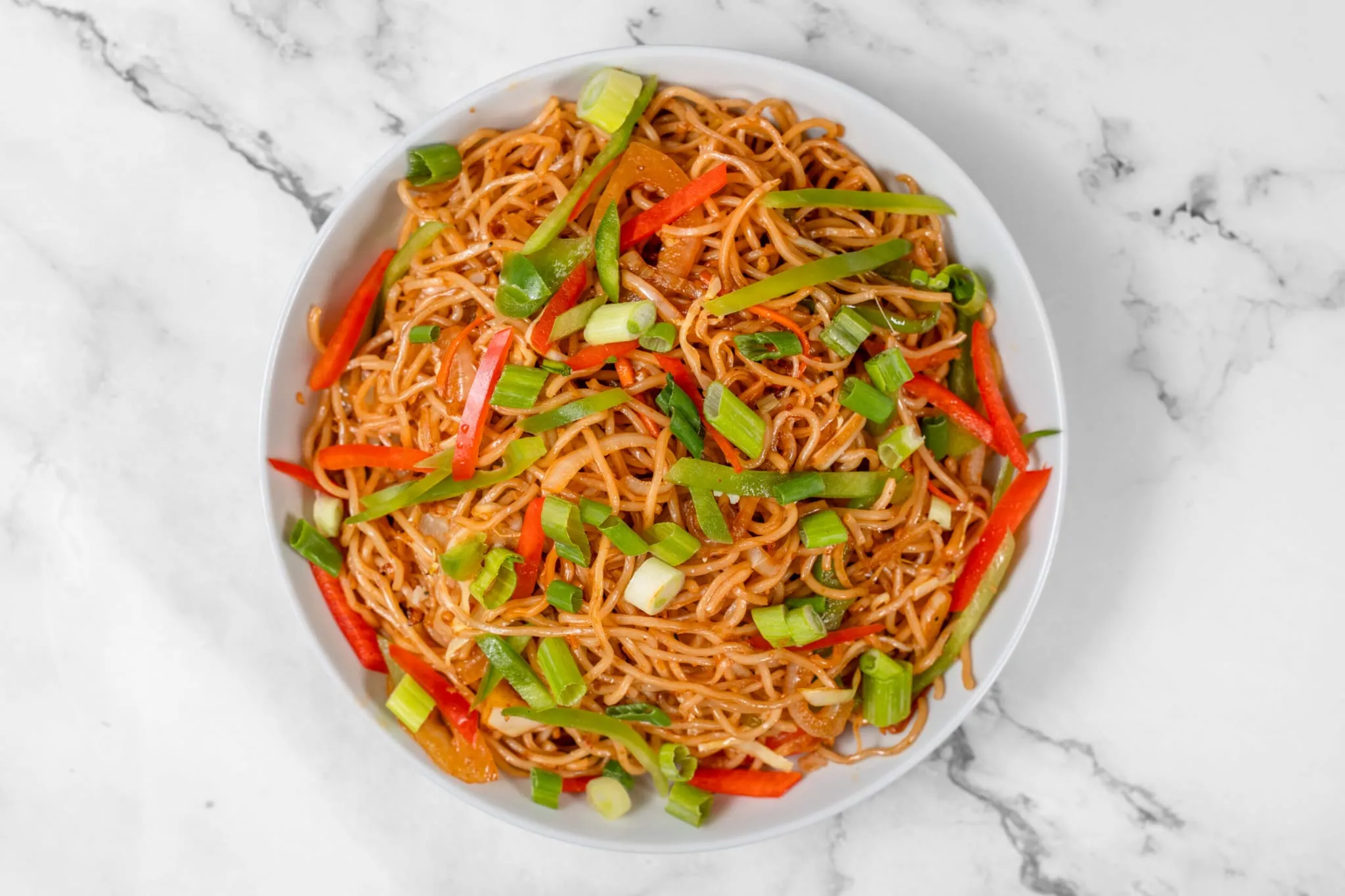 Delicious Hakka Noodle at Spicy Hut in Edmonton, AB